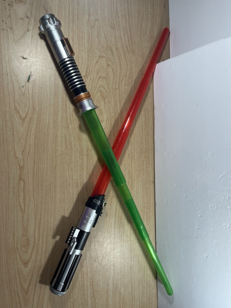 Star Wars Lightsabers Lot Of 2 Red Green 2019