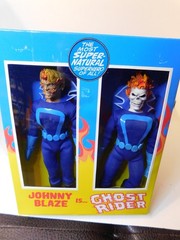 Mego 8″ Action Figure Custom Marvel Comics Johnny Blaze Ghost Rider 2Pack Boxed