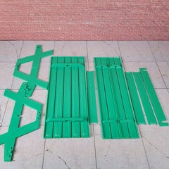 Picnic Table Model Prop Kit 1/10 Scale Action Figure Diorama Dollhouse Accessory