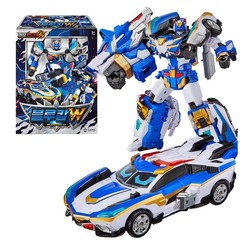 SAMG Metal Cardbot W 4-Pack Robots Bluecop W Heavy Iron W Phantom Hornet Tigun