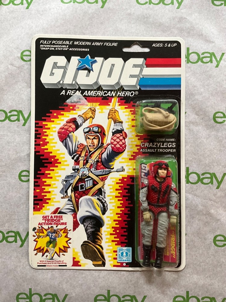 Crazy Legs G.I. Joe Hasbro MOC Brand New! 3 3/4” – Nice Card!