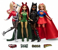 In Hand New Jakks Pacific DC Comics Super-Villains Catwoman & Charming Bag Dolls