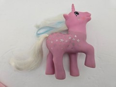 Vtg My Little Pony G1 Twice as Fancy Ponies Unicorn MILKY WAY w/accessories