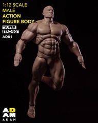 US MUFF TOYS ADAM 1/12 Pale Joint Flexible Head Male Action Figure Body Doll