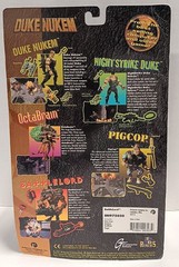 BATTLELORD DUKE NUKEM ACTION FIGURES RESAURUS 1997 UNOPENED SHELF-WEAR TO CARD