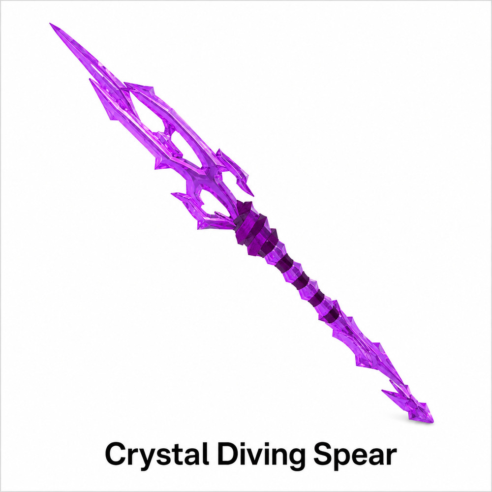 Roblox Crystal Diving Spear Virtual Item | CODE ONLY Fast shipping Series 11