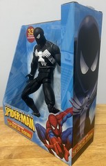 THE AMAZING SPIDER-MAN BLACK COSTUME 12” FIGURE 33 PTS OF ARTICULATION TOY BIZ