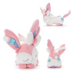 PKM Plush Sleeping Sylveon Stuffed Toy SUYASUYA Friend TAKARA TOMY