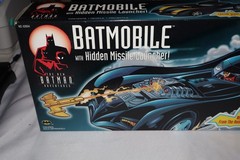 1997 New Open Box UNUSED Batman BTAS Adventures Batmobile Car MIP NIP Animated