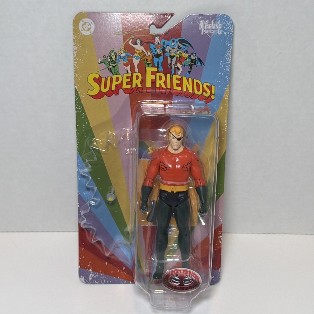 New Super Friends Evil Aquaman – DC Retro McFarlane Toys – Red Platinum Edition