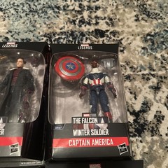 Marvel Legends 6″ Disney+ TV Shows 2021 BAF Captain America Flight Gear 7 pc Set