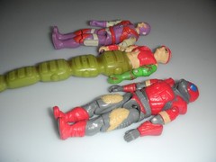 Cobra La Team Golobulus Royal Guard 1987 G.I. GI Joe Figure Set 3.75 ARAH Lot