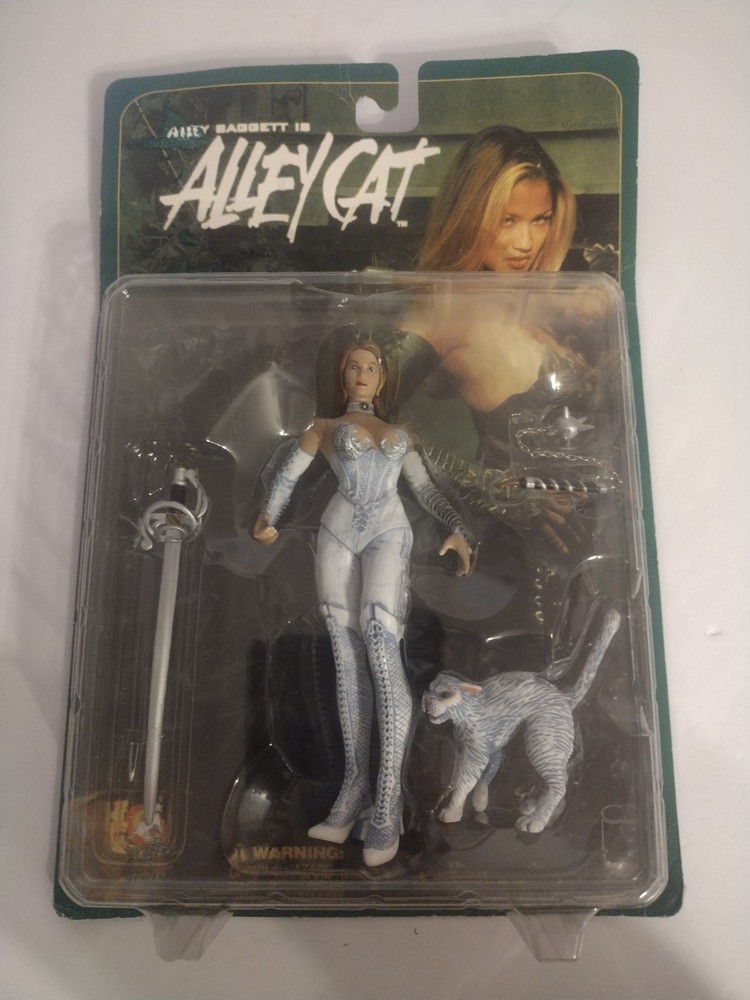Vintage Alley Cat White Action Figures Action Toys Alley Baggett MOC 1999 NEW!