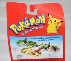 SEALED 1999 Hasbro Pokémon City Adventure Playset #04 Charmander #133 Eevee US14