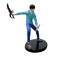 Solo Leveling Sung Jinwoo Shadow Monarch Figure PVC 21cm Statue Arise