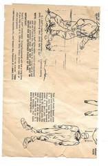 1969 GI JOE VINTAGE GI JOE DEEP SEA DIVING EQUIPMENT INSTRUCTIONS ORIGINAL RARE