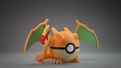 Charizard | Themed 3D Printed Pokeball | #0006 Charizard
