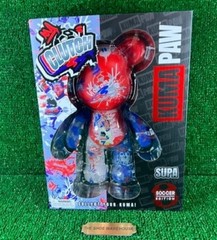 Supa Kuma Paw 9.5″ World Cup Soccer Edition FLAIR & CLUTCH Bear Figure SET-2 NEW