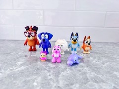 Bluey Toy Figures, Including Floppy, Turtleboy, Unicorse, Chattermax. You Choose