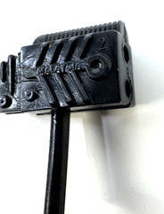 Vintage MOTU Modulok Mattel He-Man Masters 1985 Black Accessory Weapon Laser Gun