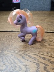 My Little Pony G2 MLP Petal Blossom Purple Pony Pink Hair Vintage 1997 Figure