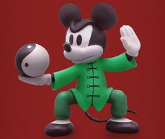 HEROCROSS Disney Master Mickey Chinese Kungfu Series Blind Box Confirmed Figures