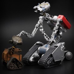 GYTOYS Short Circuit 2.0 Two Heads 3.75” Model Color Ver Resin Statue 1/18