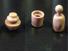 3 x 1/6 Neck Peg Joint Adapter Inner Connector Hottoys Body Custom Head USA