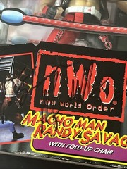 1990’s Smash N Slam Wrestlers NWO Macho Man Randy Savage ToyBiz 1999 NEW WCW