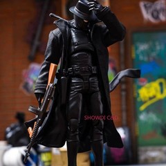 1/12 Spider-Man Noir Black Wired Trench Coat For 6″ ML Action Figure Body New