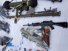 Huge 1/6 Scale Military Weapons Gear Lot Demon, Twizted, Ultimate Solder & More