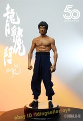 CHINA.X-H Enter The Dragon Kung Fu Master Lee 1/6 Resin 50th Tribute Statue