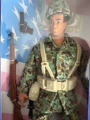 SOLDIERS of the WORLD 12″ World War II WWII United States Marine 1996 VTG