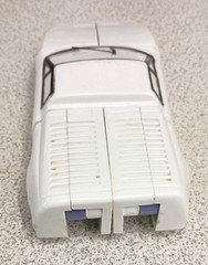 Transformers Hungarian Bootleg Lamborghini Sports Car 1980s White Purple Vintage