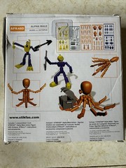 Stikfas Alpha Male Scuba Diver & Octopus Model Action Figure Model Kit—READ