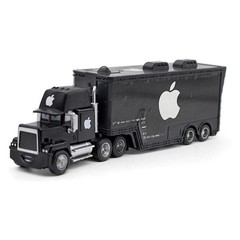 2 PACK Disney Pixar CarBlack Apple Mack Hauler Truck+NO.84 Car Diecast Xmas Toys