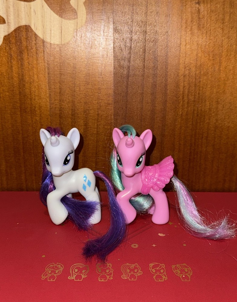 My little pony g4 brushable, Rarity & Sweetie swirl duo, MLP