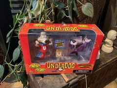 Underdog and Riff Raff Limited Edition Collectible Figure New in Box 1998