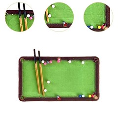 1:64 Scale Mini Pool Table Model Suitable Resin Scale Scenes Props Trendy