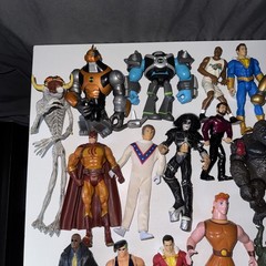 Lot of 44 Mixed Vintage & Modern Action Figures and Toys – Collectibles – As-Is