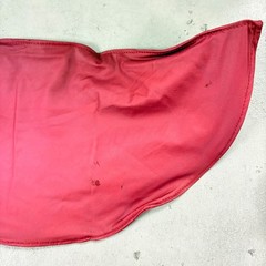 PB-C-DRD-B: B-Grade 1/12 scale Dark Red wired cape for 6″ action figure
