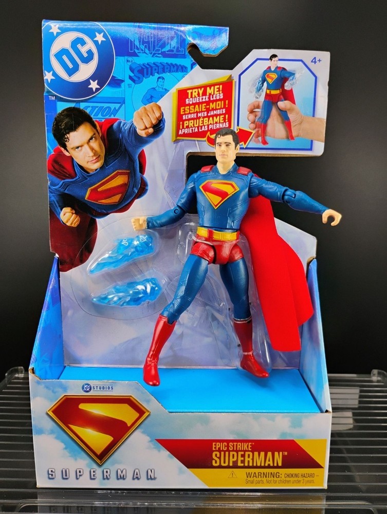 Epic Strike Superman Action Figure DC Toy Ages 4+ Collectible
