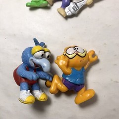 Vtg PVC Figures Lot 80s 90s Muppet Babies Gadget Garfield Diaper Gummi Bears