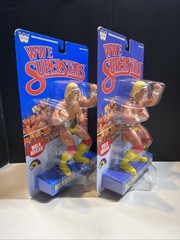 WWE LJN MATTEL SUPERSTARS HULK HOGAN TAN SKIN & Regular Figure Pair Two w/ Belt