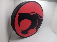 Retro Thundercats logo light box sign for vintage collection display Thunder Cat