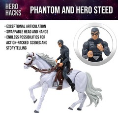 Boss Fight Studio Hero HACKS Phantom Hero Steed 1:18 Figure Horse Set