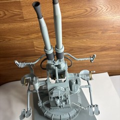 Custom WWII US Navy BOFORS 40MM A/A Gun; US Navy 1/6 +2 custom figs/oufit