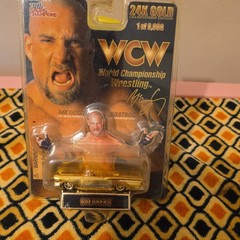 Racing Champions WCW Goldberg 24K Gold Championship Ed 1:64 Gold Car 1998