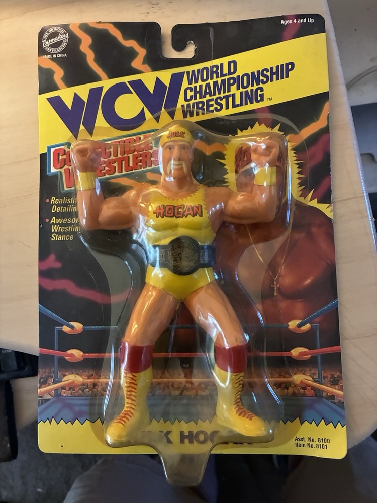 WCW Collectible Wrestlers Hulk Hogan Original San Francisco Toymakers