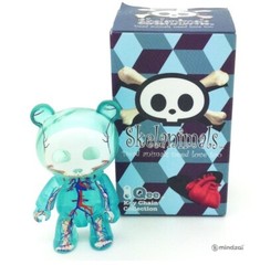 SEALED ORIGINAL BEAR SKELANIMALS ARTIST SERIES 2.5″ CHUNGKEE GLACIER BLUE RARE